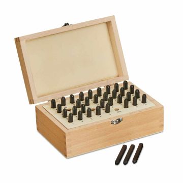 Įspaudimo antspaudų rinkinys Relaxdays 10048468.0, 36 vnt., 3 mm, 18 × 7 × 11,5 cm