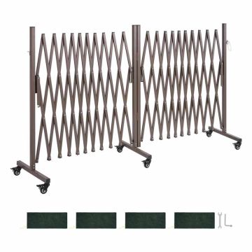 Expandable safety barrier VEVOR XSJ-S-0009, 710–8180 × 470 × 1190 mm