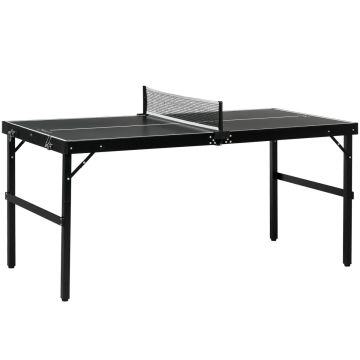 Stalo teniso stalas Sportnow 152x76x72cm., juodos/baltos spalvos