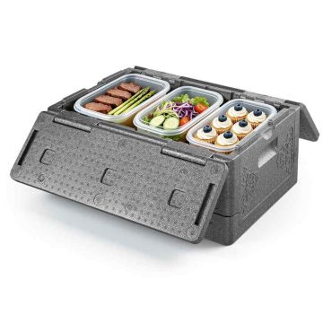 Insulated food carrier VEVOR YHY38L, 38 l, 60 × 40.5 × 26.5 cm