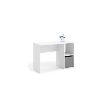 Modernus rašomasis stalas TAKO 80x120x55 cm, baltas