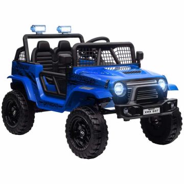Vaikiškas elektromobilis Aiyaplay 109x67x68,5cm., mėlynos/juodos spalvos