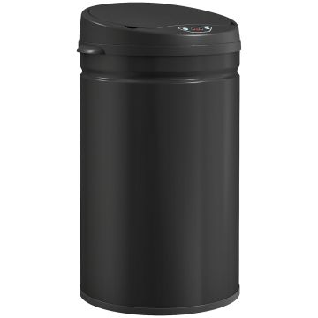 Sensor trash can, 30 l, Black
