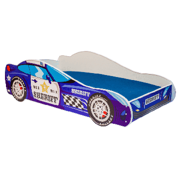 Детская кроватка Car II с матрасом 165 см x 84 см x 49 см, для автомобиля 4x4.