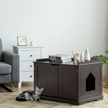 Cat litter box, multifunctional, 74.9 × 53.3 × 52.1 cm