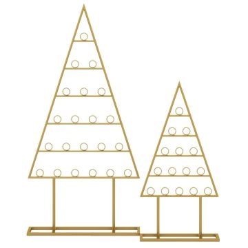 Kalėdinės dekoracijos Promotion CM25146GD, 2 vnt., 36 spaustukai