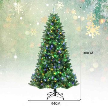 Christmas tree, 350 LED lights, 9 modes, 845 branches, 94 × 180 cm