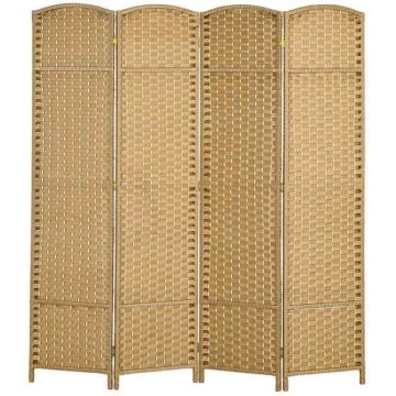Перегородка для комнаты Aosom 830-814V00ND, 4 секции, 160 × 170 × 1,6 см