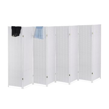Kambario pertvara Relaxdays 10035327_49, 8 paneliai, 170 × 320 × 2 cm