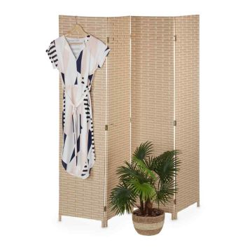 Kambario pertvara Relaxdays 10045551, 4 dalių, 170 × 160 × 2 cm