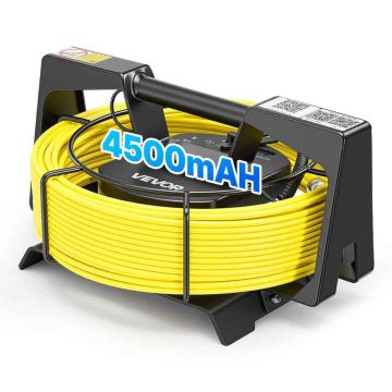 Канализационная камера VEVOR WP9650, кабель 30 м, 34,5 × 21 × 30,5 см