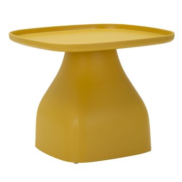 Kavos staliukas Gea, Geltona, 48 × 38 × 48 cm