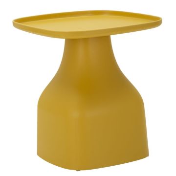 Kavos staliukas Gea, Geltona, 48 × 50 × 48 cm