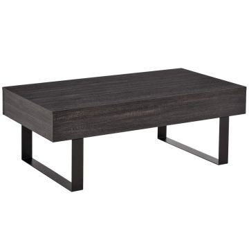 Журнальный стол Homcom 110x60x40 см, тёмно-серый