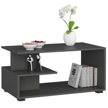 Coffee table PIN, gray, 90 × 45 × 51 cm