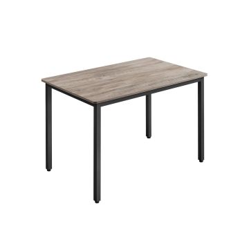 Valgomojo stalas 70x110x77cm., šviesiai rudos/juodos spalvos