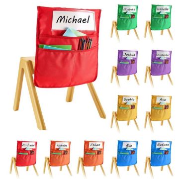 Chair back pockets VEVOR NJB-SND-00102, 12 pcs, 43.3 × 48.1 × 0.2 cm