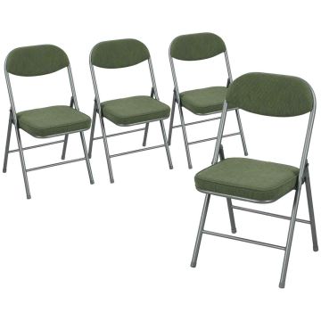 Chairs, folding, 4 pcs, 48.5 × 45 × 82 cm