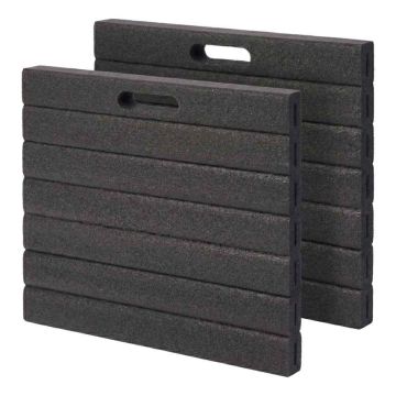 Kelių atramos Relaxdays 10053848_46, 2 vnt, 3 × 35 × 30 cm