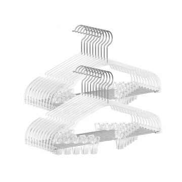 Kelnių ir sijonų pakabos SONGMICS, 30 vnt, 40,6 × 22,5 cm