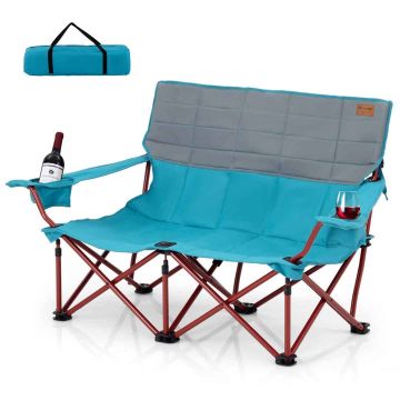 Camping chair, 2 cup holders, 149.86 × 80.01 × 69.85 cm