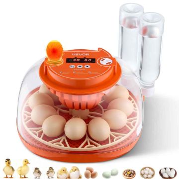 Egg incubator VEVOR M12H, 12 eggs, 30.5 × 31.5 × 19.5 cm