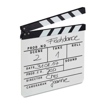 Kino filmavimo pliauškė Relaxdays 10021347.0, 26 × 30 cm