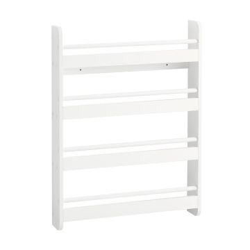 Детская полка 60x12x80см., белого цвета