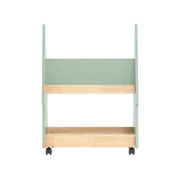 Детская полка 60x36x82см., светло-зеленого/светло-коричневого цвета