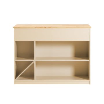 Virtuvės sala 120x60x90cm., šviesiai rudos spalvos
