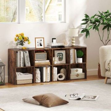 Bookshelf, 8 cubes, 122 × 62 × 29 cm