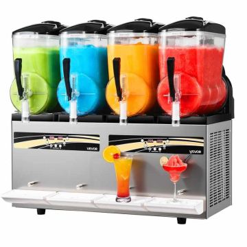 Cocktail machine VEVOR X-480, 4 × 12 l capacity, 84 × 81 × 56 cm