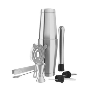 Cocktail and bartender set "Mark Adler Shake 3.0", 9 pieces, 12 × 28 × 8 cm