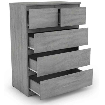 Комод, 5 ящиков, 75 × 104 × 42 см