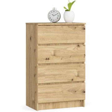 Комод K60, 4 ящика, коричневый, 60 × 99 × 40 см