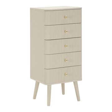 Komoda Shy, Su stalčiais, 37,5 × 89 × 34 cm