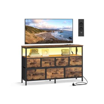 Komoda SONGMICS BELLAH, 5 stalčiai ir 1 lentyna, 113,8 × 68,1 × 30 cm