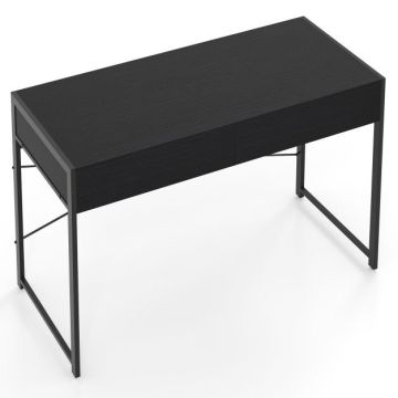 Kompiuterinis stalas, 2 stalčiai, 111 × 48 × 76 cm