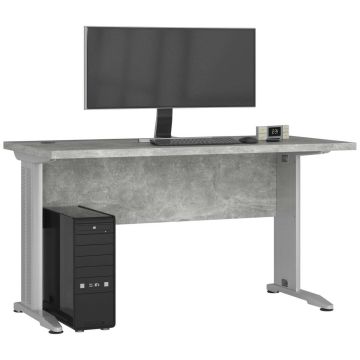 Computer desk BM-135, gray, 135 × 76 × 60 cm