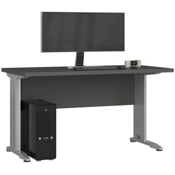 Computer desk BM-135, gray, 135 × 76 × 60 cm