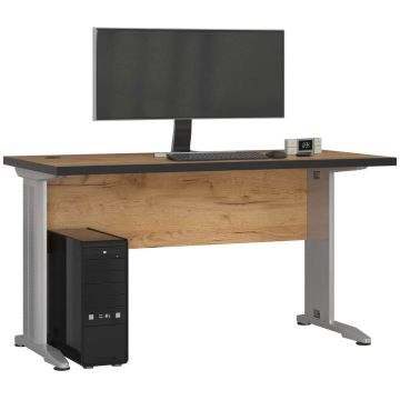 Computer desk BM-135, brown, 135 × 76 × 60 cm