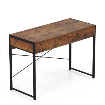 Computer desk, 2 drawers, 112 × 76 × 48 cm