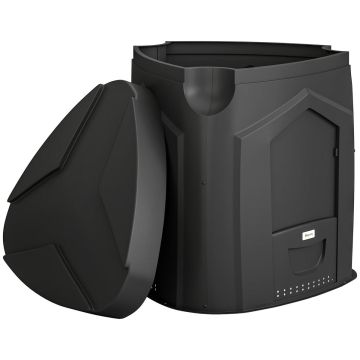 Composter, 240 l, 3 doors, 78 × 75 × 78 cm