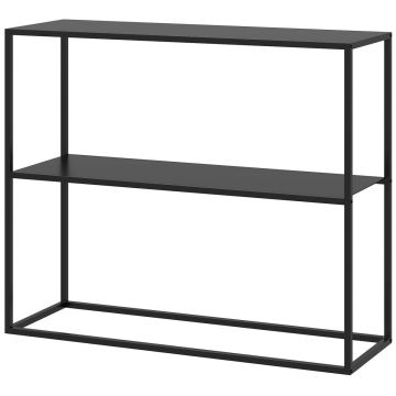Консоль Homcom 90x30x75см, черного цвета