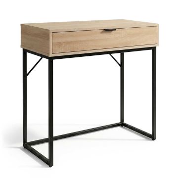 Консоль MODENA, 1 ящик, Чёрная, 80 × 80 × 35 см