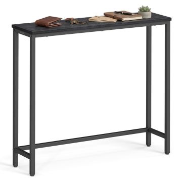 Konsolinis staliukas VASAGLE LNT035BA01, Pilka/juoda, 80 × 81,2 × 20 cm