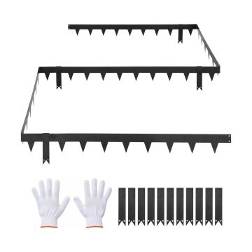 Landscape edging VEVOR, 10 pcs, 1016 × 114.3 × 1.5 mm