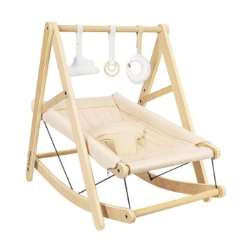 Baby cot Tulano Moon 45, with 2-in-1 training stand, 87 × 17 × 27 cm
