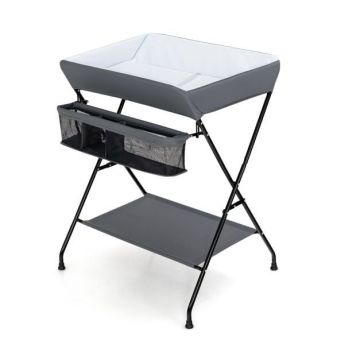 Baby changing table, 3-compartment storage box, 80 × 103 × 68 cm