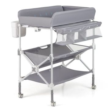 Baby changing table, 3 height positions, 80 × 99–104 × 66 cm